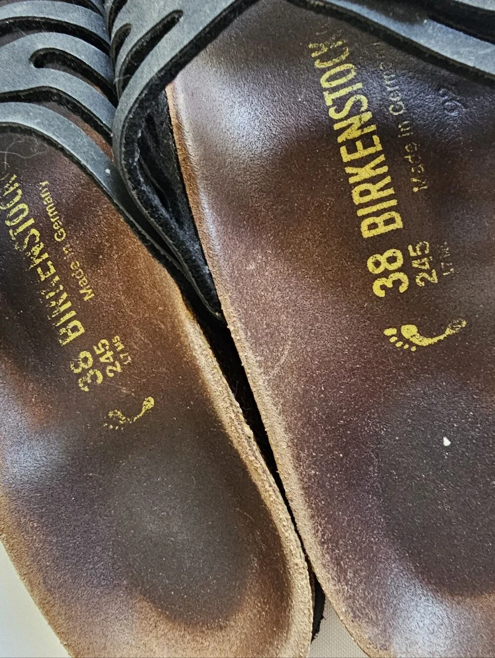 Birkenstock Black Strappy Multi-Band Slide Sandals - Women's